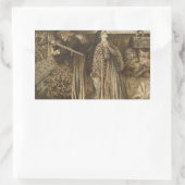 Dante Gabriel Rossetti - Sir Launcelot Rechthoekige Sticker (Tas)