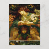 Dante Gabriel Rossetti- The Blessed Damozel Briefkaart (Voorkant)