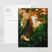 Dante Gabriel Rossetti - The Garland Briefkaart (Voorkant / Achterkant)