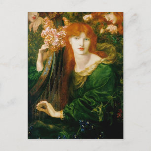 Dante Gabriel Rossetti - The Garland Briefkaart