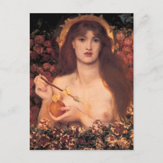 Dante Gabriel Rossetti - Venus Verticordia Briefkaart (Voorkant)