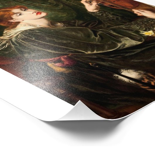 Dante Gabriel Rossetti - Veronica Veronese Foto Afdruk (Hoek)