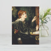 Dante Gabriel Rossetti - Veronica Veronese Kaart (Staand voorkant)