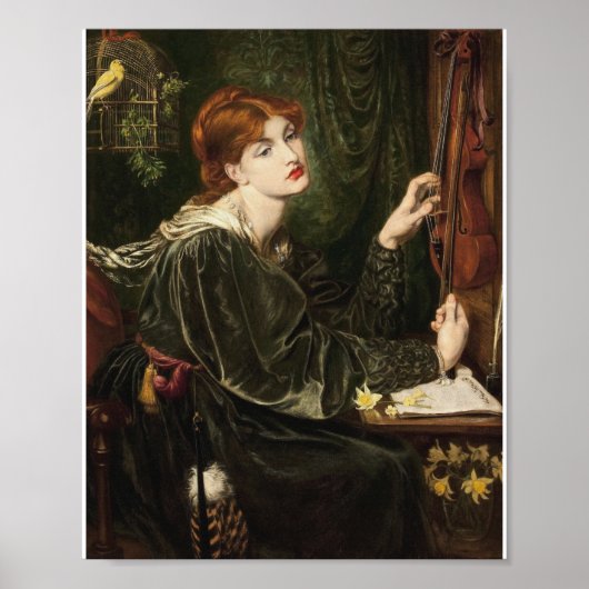 Dante Gabriel Rossetti - Veronica Veronese Poster (Voorkant)
