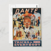 Dante  Magicische reclame Briefkaart (Voorkant / Achterkant)