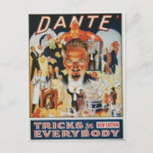 Dante  Magicische reclame Briefkaart (Voorkant)