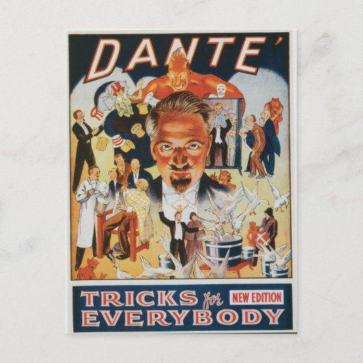 Dante  Magicische reclame Briefkaart (Voorkant)