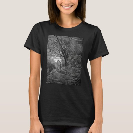 Dante Meets Virgil by Gustave Dore T-shirt (Voorkant)