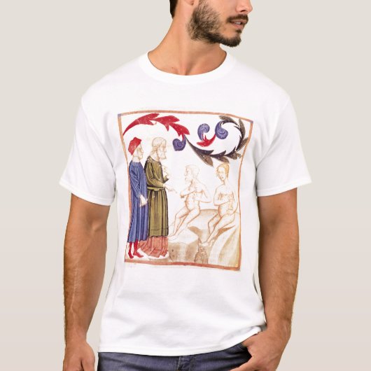 Dante, Virgil en de Plague-stricken T-shirt (Voorkant)