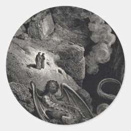 Dante & Virgil met Geryon Stickers