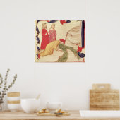 Dante zuivert zichzelf voordat ze binnenkomt poster (Keuken)