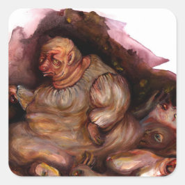 Dante's Ciacco Vierkante Sticker