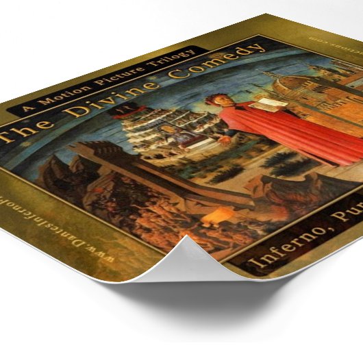 Dante's Divine Comedy Feature Film Trilogy Poster (Hoek)