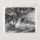 Dante's dood in het Sky briefkaart (Voorkant)