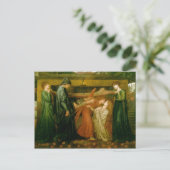 Dante's droom van Dante Gabriel Rossetti Briefkaart (Staand voorkant)