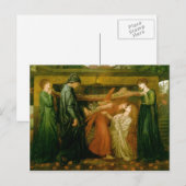 Dante's droom van Dante Gabriel Rossetti Briefkaart (Voorkant / Achterkant)