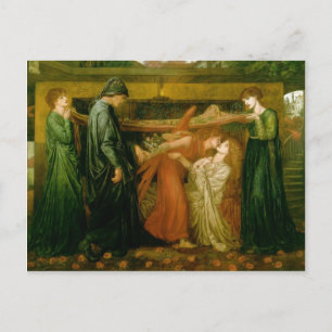 Dante's droom van Dante Gabriel Rossetti Briefkaart