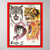 Dante's Inferno, Canto I Print (Voorkant)