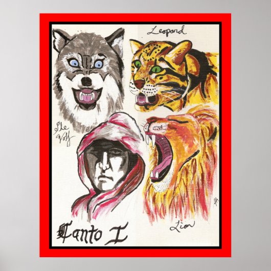 Dante's Inferno, Canto I Print (Voorkant)