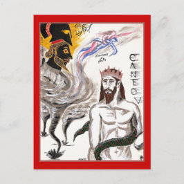 Dante's Inferno, Canto V Briefkaart