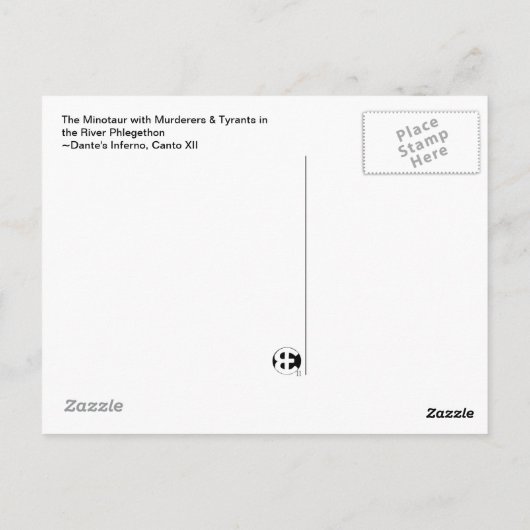 Dante's Inferno, Canto XII Briefkaart (Achterkant)