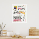 Dante's Inferno, Canto XIX Print (Keuken)