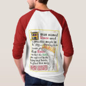 Dante's Inferno, Canto XIX Shirt (Achterkant)