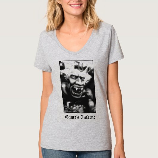 Dante's Inferno Dames T-shirt (Voorkant)