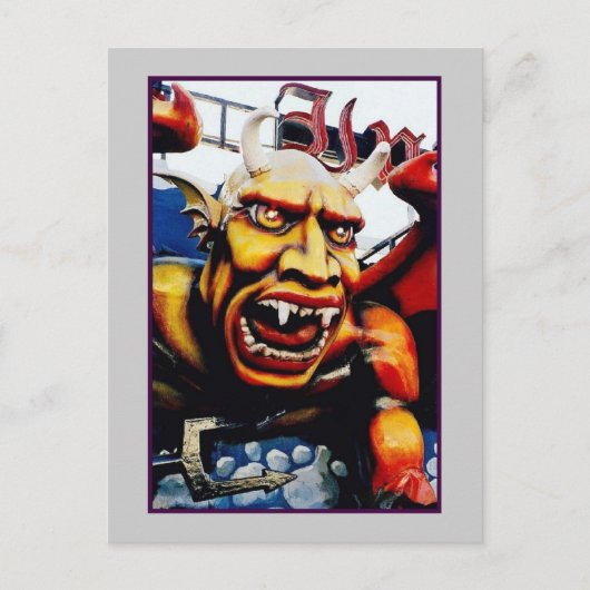 Dante's Inferno Devil (Coney Island, NY) briefkaar Briefkaart (Voorkant)