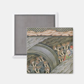 Dante's Inferno met commentaar Magneet (Voorkant / Achterkant)