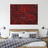 Dante's Inferno Oil Abstract Canvas Afdruk (Insitu (Slaapkamer))