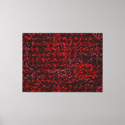 Dante's Inferno Oil Abstract Canvas Afdruk (Voorkant)