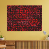 Dante's Inferno Oil Abstract Canvas Afdruk (Insitu (Woonkamer))