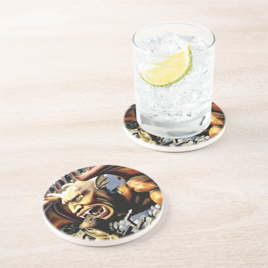 Dante's Inferno Spookhouse Demon Onderzetter (Zijkant)