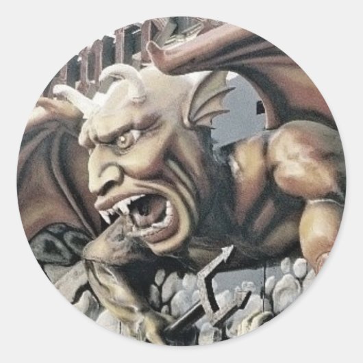 Dante's Inferno Spookhouse Demon Stickers (Voorkant)