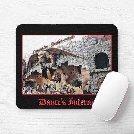 Dante's Inferno Spookhouse Mousepad Muismat (Met muis)