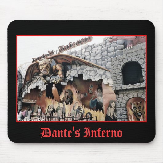 Dante's Inferno Spookhouse Mousepad Muismat (Voorkant)