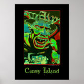 Dante's Inferno Spookhouse Psychedelic Poster (Voorkant)