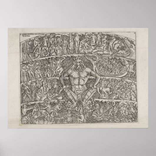 Dantes Inferno von Boccelli Poster (Voorkant)