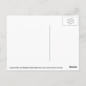 Dante's piekvoorstad briefkaart (Achterkant)