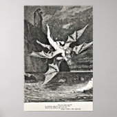 Dante's purgatory Gustave Dore Illustration Demons Poster (Voorkant)