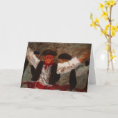 Dantzaritxiti - Baskische danser Kaart (Gele Bloem)