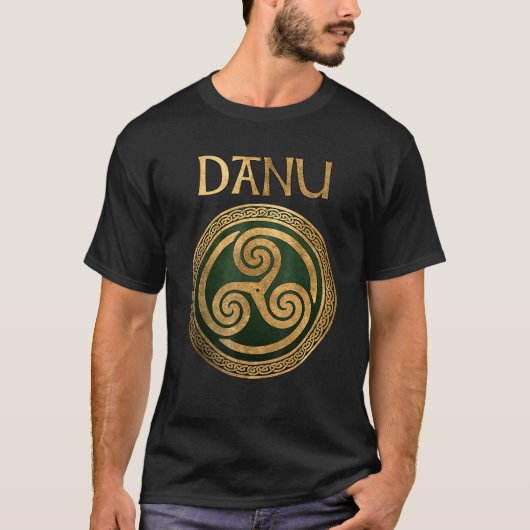 Danu Ancient Celtic Goddess of Mothers and Earth T-shirt (Voorkant)