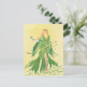 Danu - Déesse du Printemps Briefkaart (Staand voorkant)