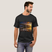 Danube River Bridge in Budapest Hungary T-shirt (Voorkant volledig)