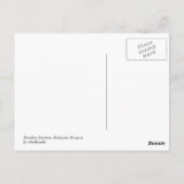 Danubius fontein, Boedapest Briefkaart (Achterkant)