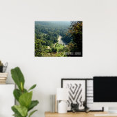 Danum Valley Borneo Regenwoud Jungle Scene Poster (Thuiskantoor)