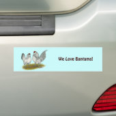 D'Anvers Self Blue Bantams Bumpersticker (Op auto)