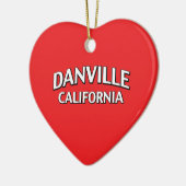 Danville California Keramisch Ornament (Links)