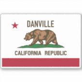 Danville California Sticker (Voorkant)